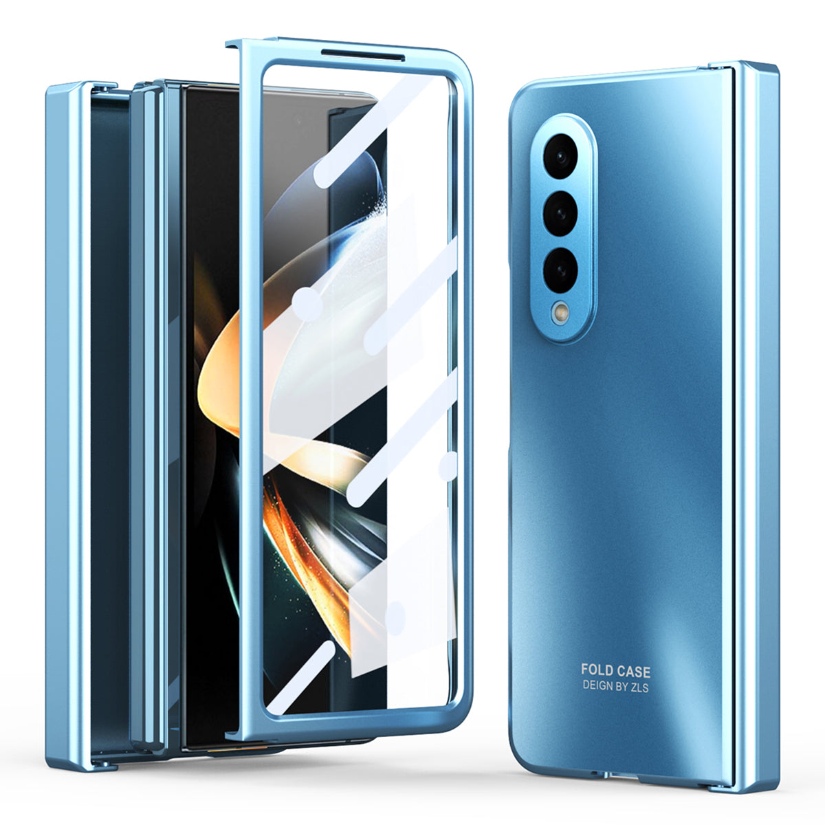 For Samsung Galaxy Z Fold4 5G Hard PC Phone Case Anti-Drop Protective Phone Shell Cover with Screen Film For Samsung Galaxy Z Fold4 5G Hard PC Phone Case Anti-Drop Protective Phone Shell Cover with Screen Film